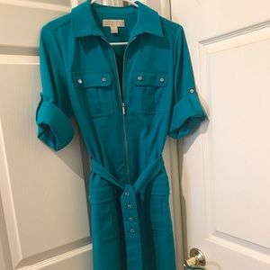 Turquoise Michael Kors dress